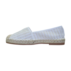 Białe espadryle damskie Goodin NF7489 - 3