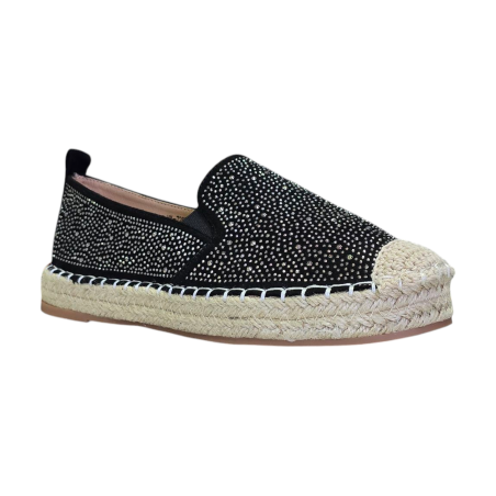Czarne espadryle damskie Goodin HX7208 - 2