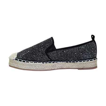 Czarne espadryle damskie Goodin HX7208 - 3