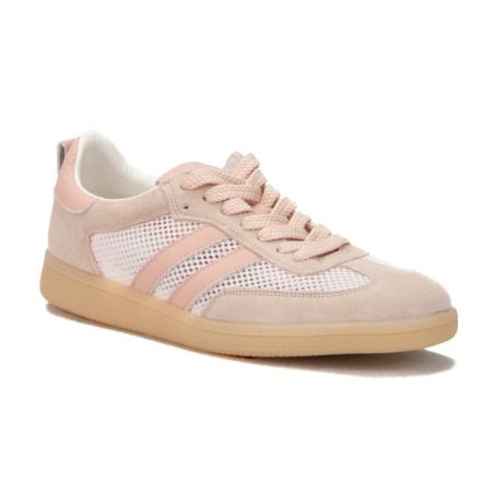 Trampki, sneakersy damskie ze skóry Goodin SZ-045 różowe - 1