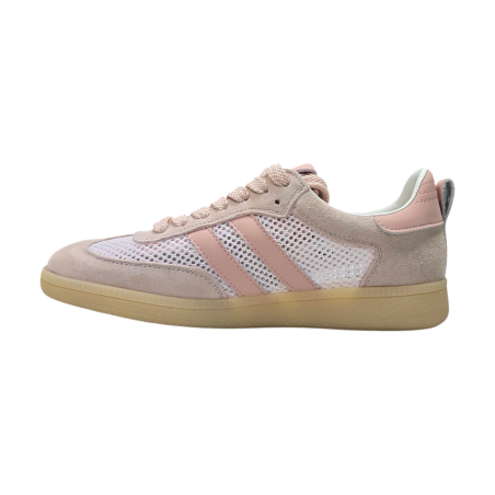 Trampki, sneakersy damskie ze skóry Goodin SZ-045 różowe - 3