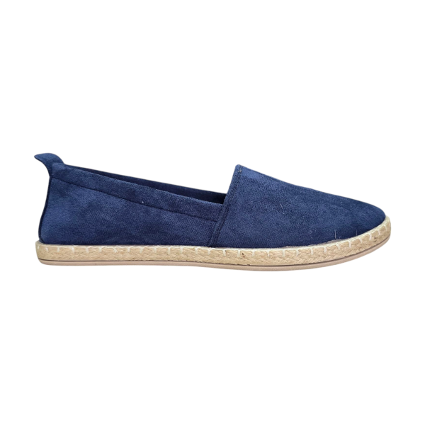 Zamszowe espadryle damskie Potocki 16332 granatowe - 1