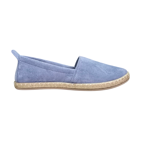Zamszowe espadryle damskie Potocki 16332 niebieskie - 1
