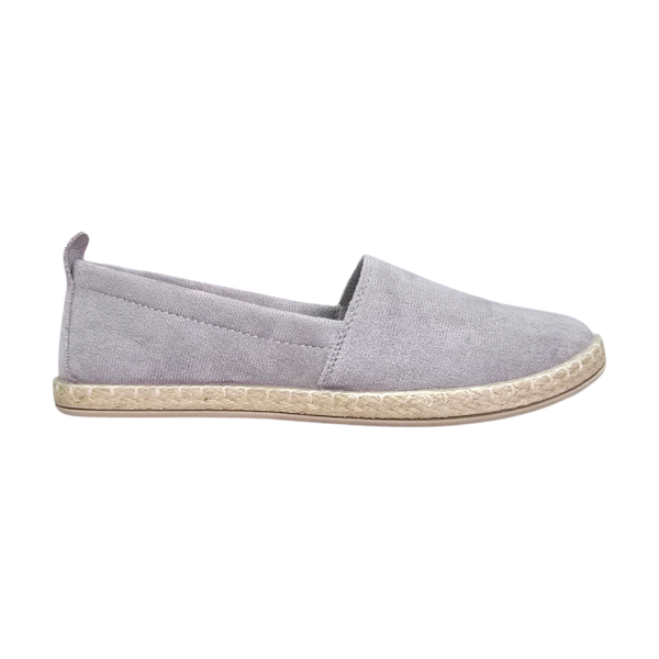 Zamszowe espadryle damskie Potocki 16332 szare - 1