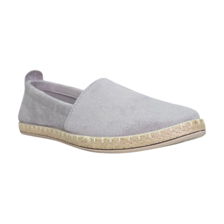 Zamszowe espadryle damskie Potocki 16332 szare - 2