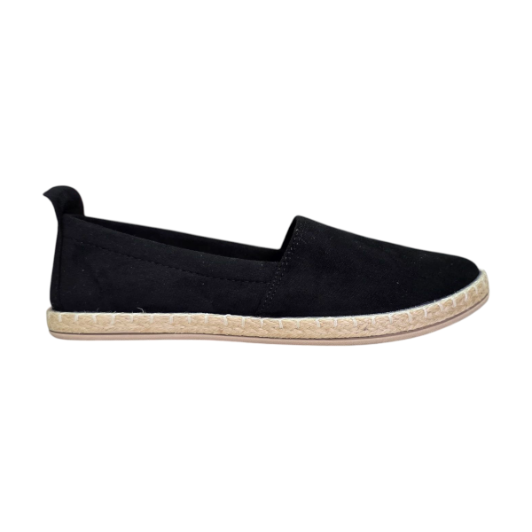 Zamszowe espadryle damskie Potocki 16332 czarne - 1