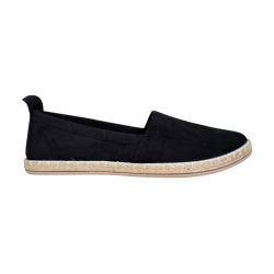 Zamszowe espadryle damskie Potocki 16332 czarne - 1