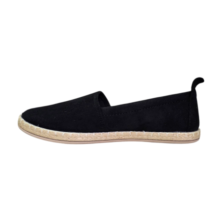 Zamszowe espadryle damskie Potocki 16332 czarne - 3