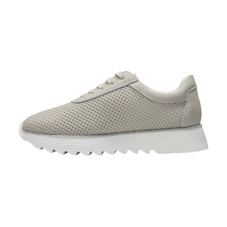 Ażurowe skórzane sneakersy, półbuty damskie D&A 629 - 2