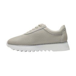 Ażurowe skórzane sneakersy, półbuty damskie D&A 629 - 2
