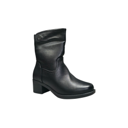 Czarne botki damskie na obcasie Vinceza 85190 - 2