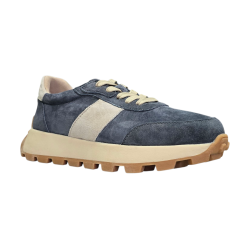 Szare skórzane sneakersy Goodin LX1081 - 1