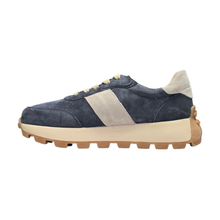 Szare skórzane sneakersy Goodin LX1081 - 2