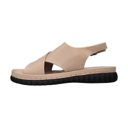 Sandały skórzane damskie Goodin SZ-057 Apricot - 3