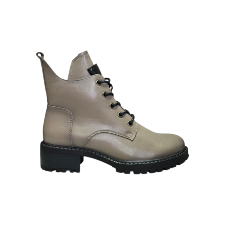 Botki, Trapery damskie na obcasie Vinceza 58609 Taupe - 1