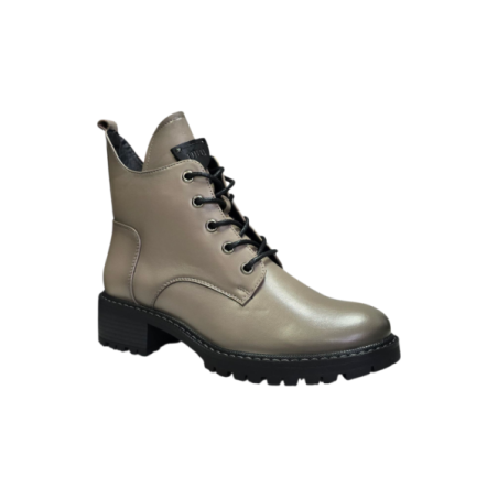 Botki, Trapery damskie na obcasie Vinceza 58609 Taupe - 2