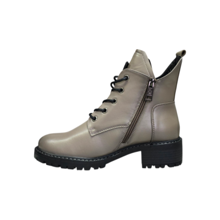 Botki, Trapery damskie na obcasie Vinceza 58609 Taupe - 3