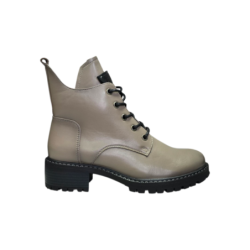 Botki, Trapery damskie na obcasie Vinceza 58609 Taupe - 4