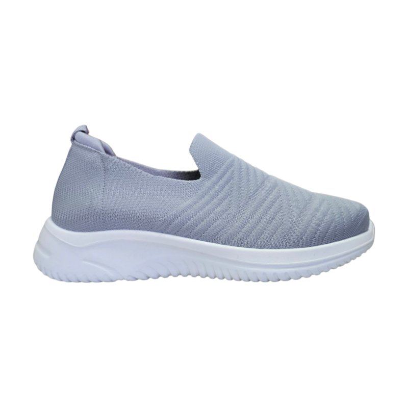 Szare sneakersy damskie wsuwane Skotnicki 5022 - 1