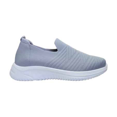 Szare sneakersy damskie wsuwane Skotnicki 5022 - 1