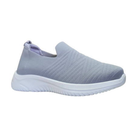 Szare sneakersy damskie wsuwane Skotnicki 5022 - 2