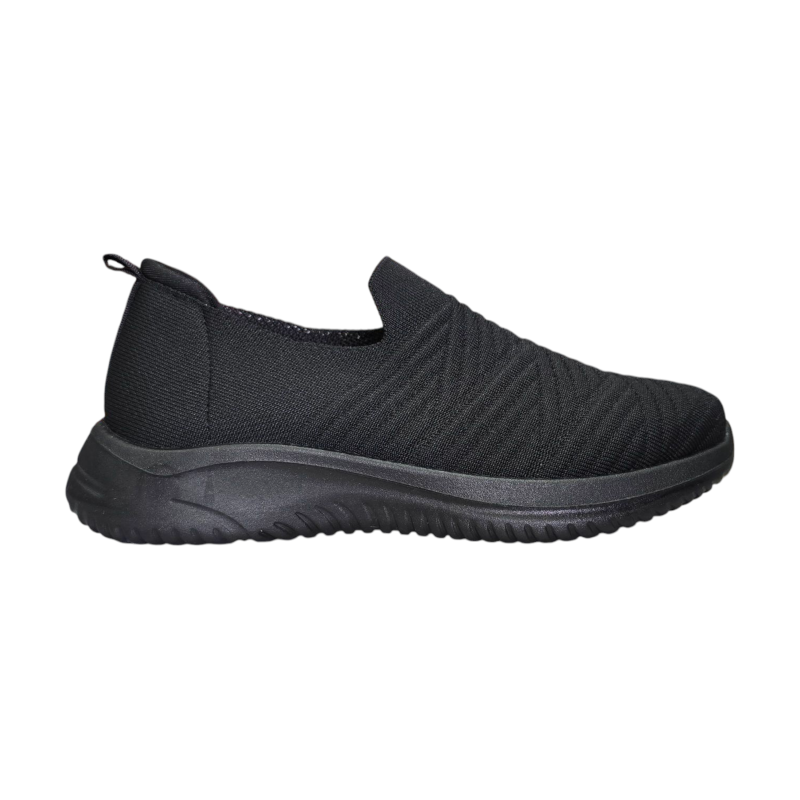 Czarne sneakersy damskie wsuwane Skotnicki 5022 - 1