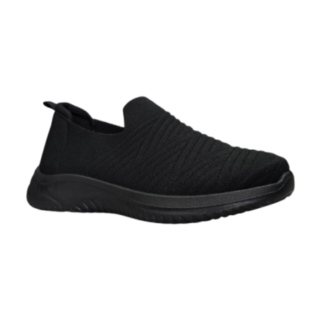 Czarne sneakersy damskie wsuwane Skotnicki 5022 - 2
