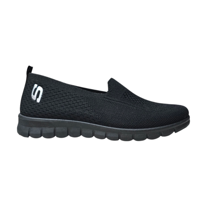 Czarne sportowe buty damskie Potocki 16327 - 1
