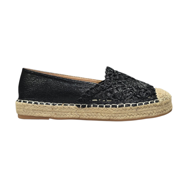 Czarne espadryle damskie Goodin HX7026 - 1