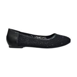 Czarne balerinki damskie Goodin FL897 - 1