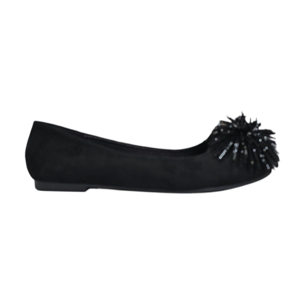 Czarne balerinki damskie Goodin FL896 - 1