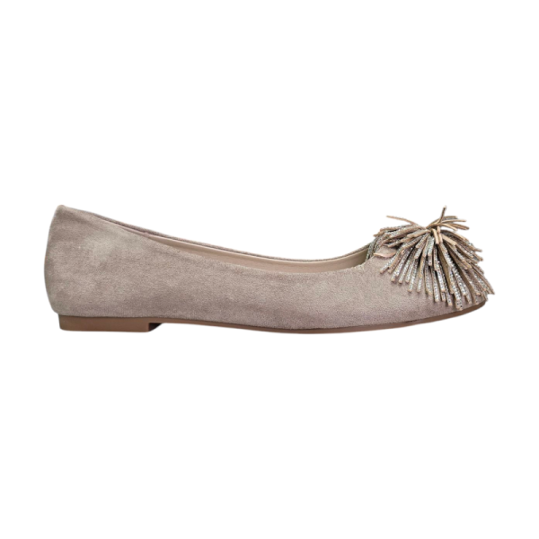 Balerinki damskie Goodin FL896 Khaki - 1