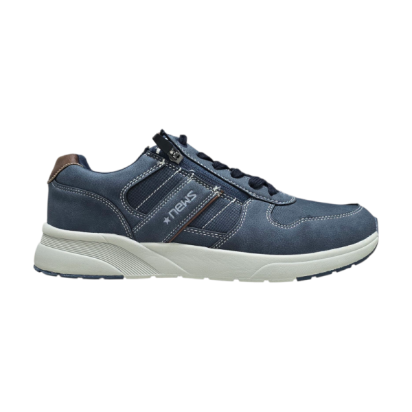 Granatowe męskie buty sportowe News 3309 - 1