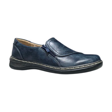 Granatowe półbuty damskie Unisoft 7022 - 2