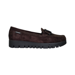 Zamszowe mokasyny damskie Goodin FL696C Coffee - 1