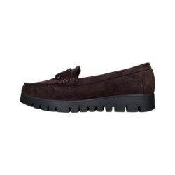 Zamszowe mokasyny damskie Goodin FL696C Coffee - 3