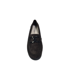 Zamszowe mokasyny damskie Goodin FL696C Coffee - 4