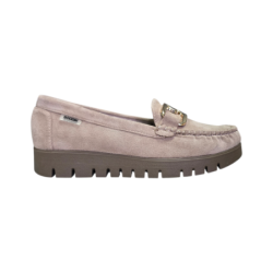 Zamszowe mokasyny damskie Goodin FL696C Khaki - 1