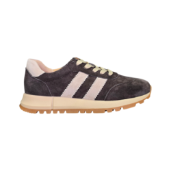 Skórzane sneakersy damskie Goodin LX1080 Coffee/beige - 1