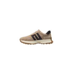 Beżowe skórzane sneakersy damskie Goodin LX1078 - 3