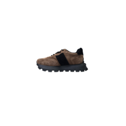 Brązowe skórzane sneakersy damskie Goodin XF241 - 3