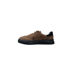 Brązowe skórzane sneakersy Goodin XF199 Brown/black - 3
