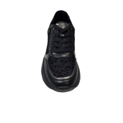 Czarne skórzane sneakersy Goodin WL86 - 4
