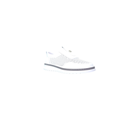 Białe skórzane sneakersy damskie Goodin RS2103 - 2