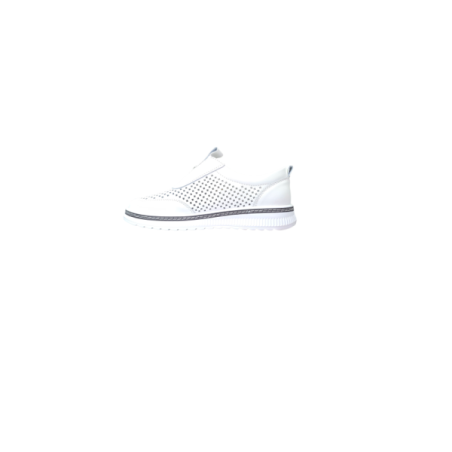 Białe skórzane sneakersy damskie Goodin RS2103 - 3