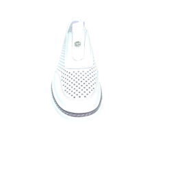 Białe skórzane sneakersy damskie Goodin RS2103 - 4