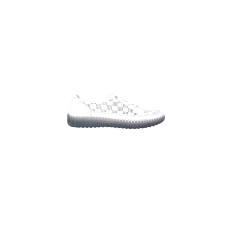 Białe skórzane sneakersy, półbuty Goodin XW1028 - 1