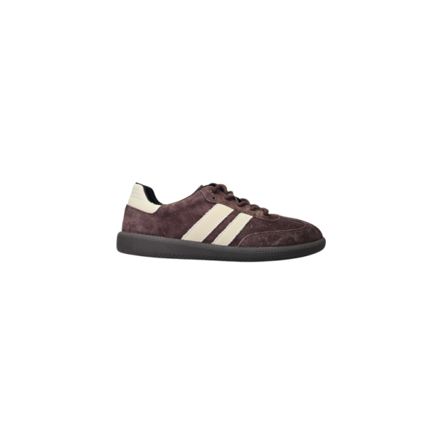 Skórzane sneakersy Goodin XF227 Coffee - 1