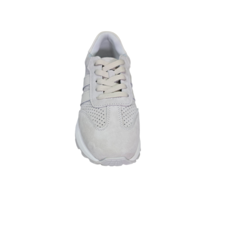 Szare skórzane sneakersy Goodin LX1157 - 4