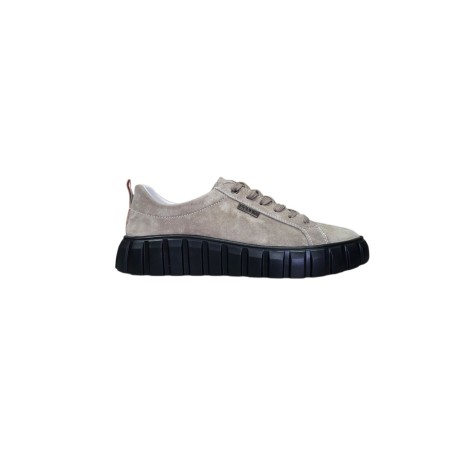 Sneakersy damskie na platformie Goodin XF89A Taupe - 3